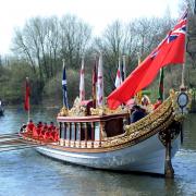 Rule Britannia: Gloriana sets sail for the Tower of London