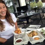 Smiling diner: Chloe Lyttle, 25