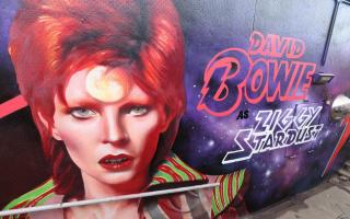 A new David Bowie mural has been unveiled in South London (PA)