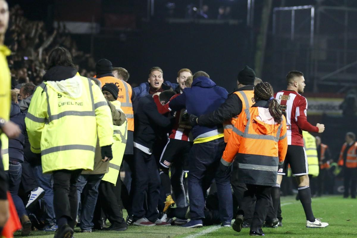 Pictures of Brentford 2 v 1 Fulham, Championship, November 21, 2014